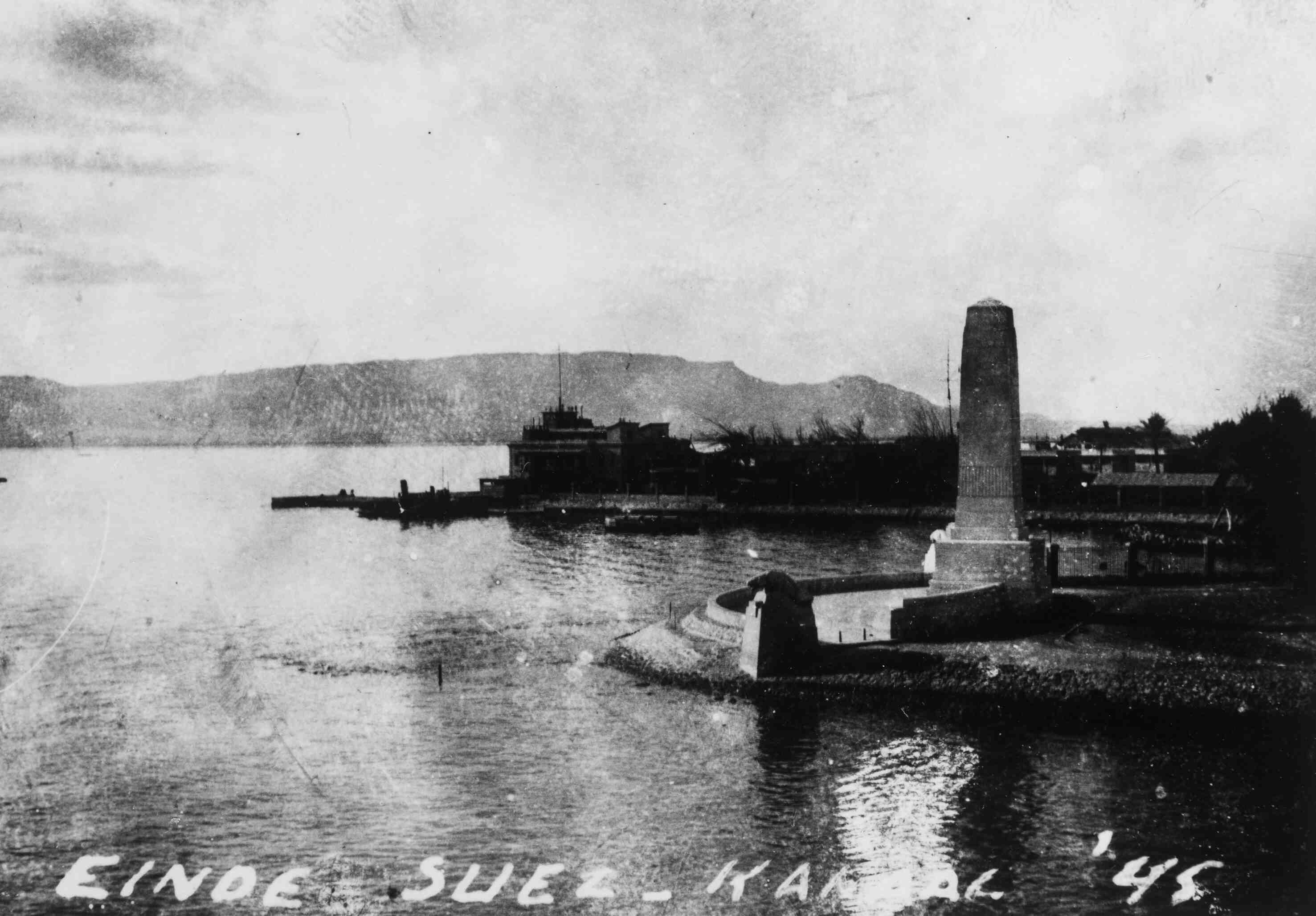 Suez Kanaal, Port Tewfik Memorial, 1945