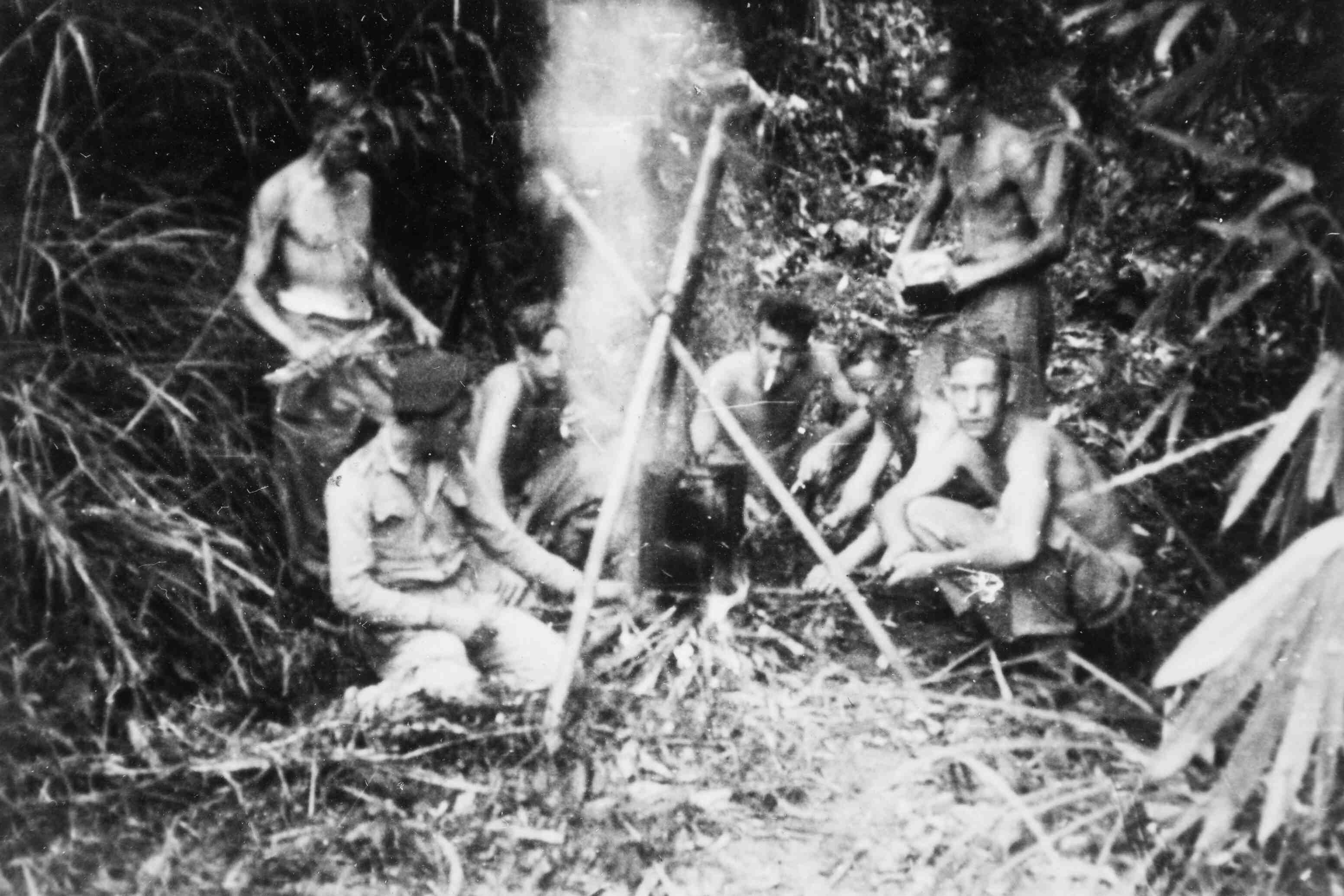 KNIL militairen, Malakka, rond 1946