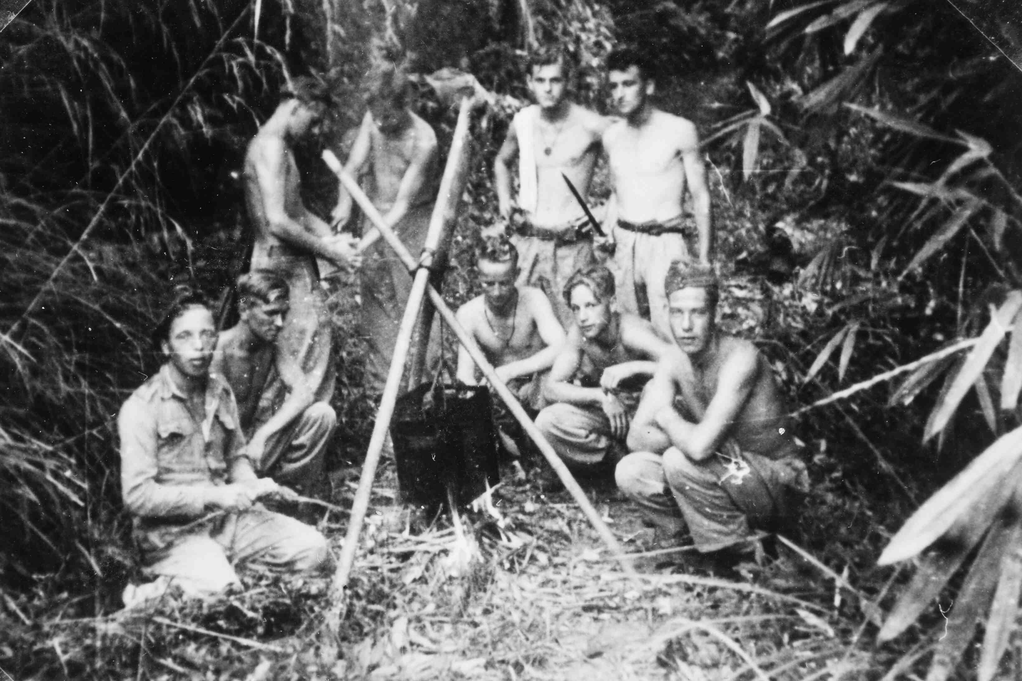 KNIL militairen, Malakka, rond 1946