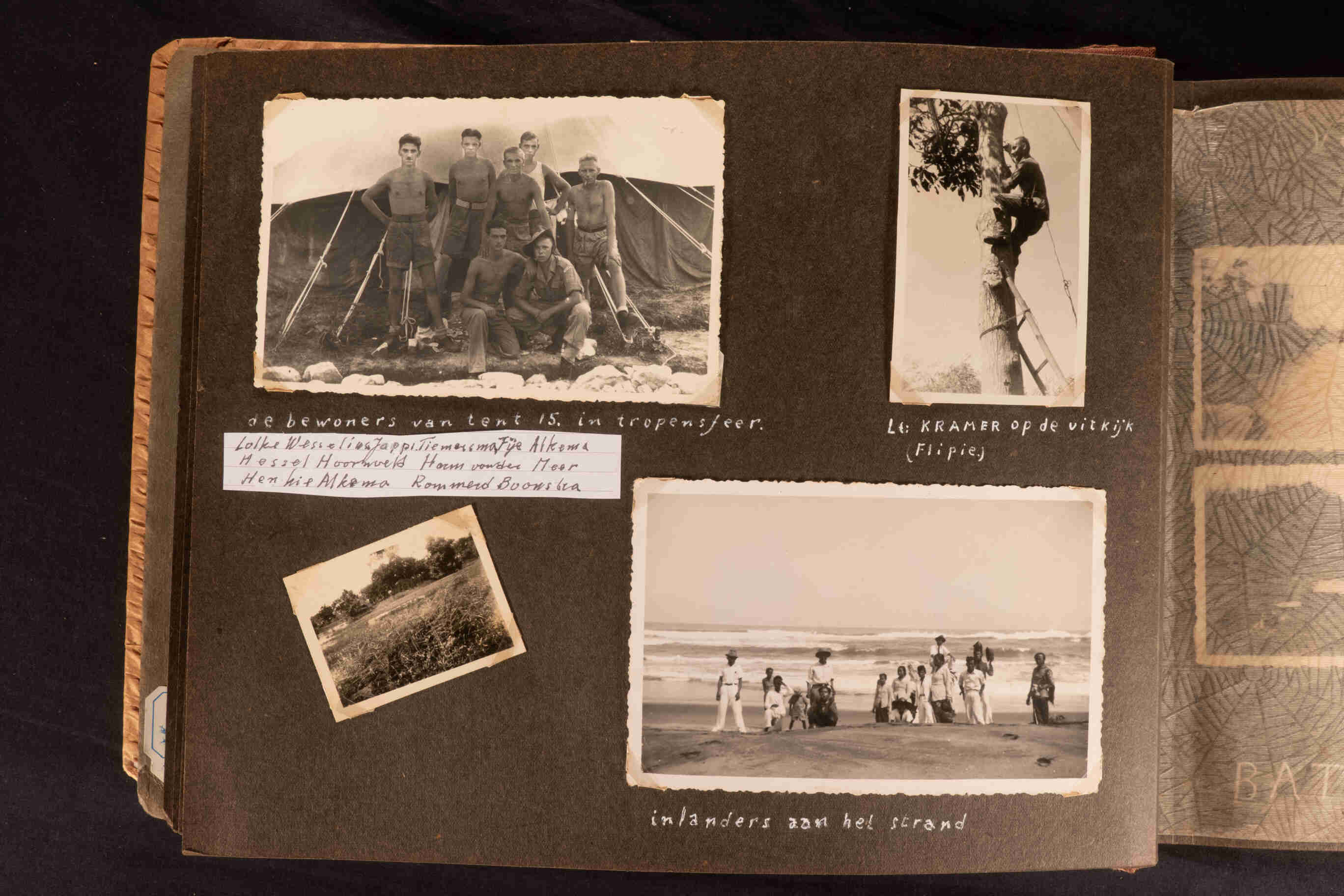 KNIL militairen en inlanders