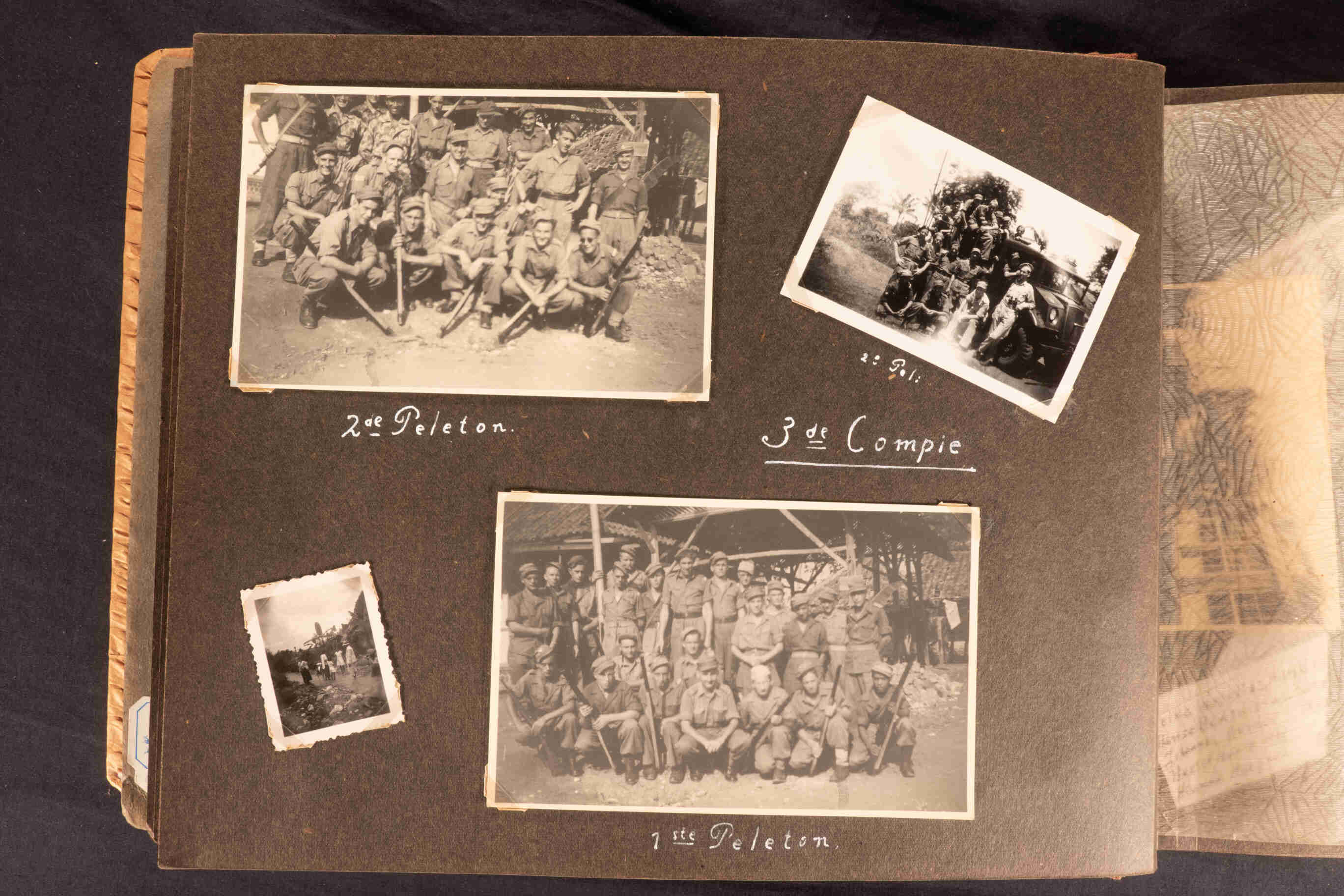 Groepsfoto's KNIL militairen