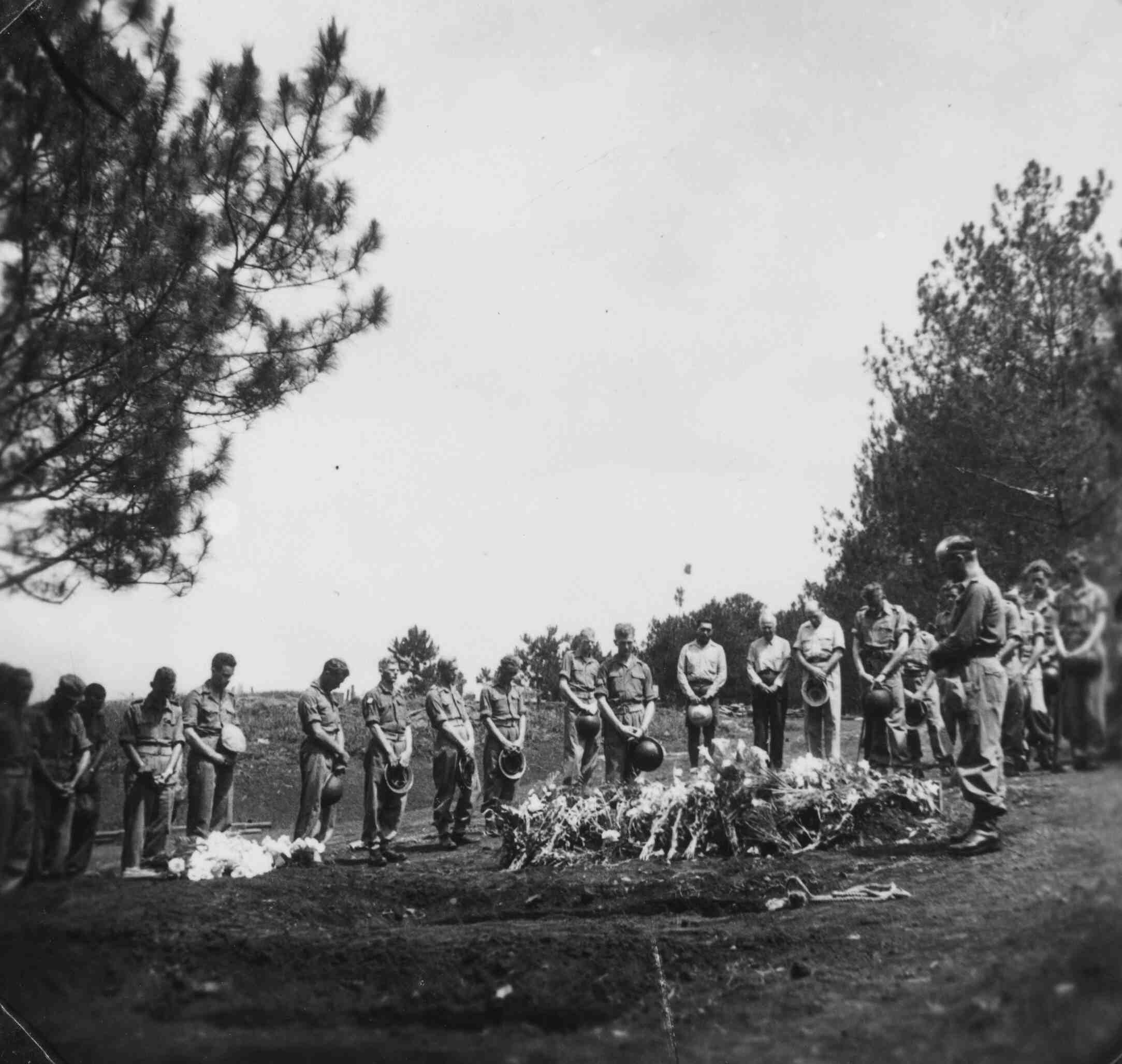 Begravenis KNIL militair te Java, 1946 of 1947