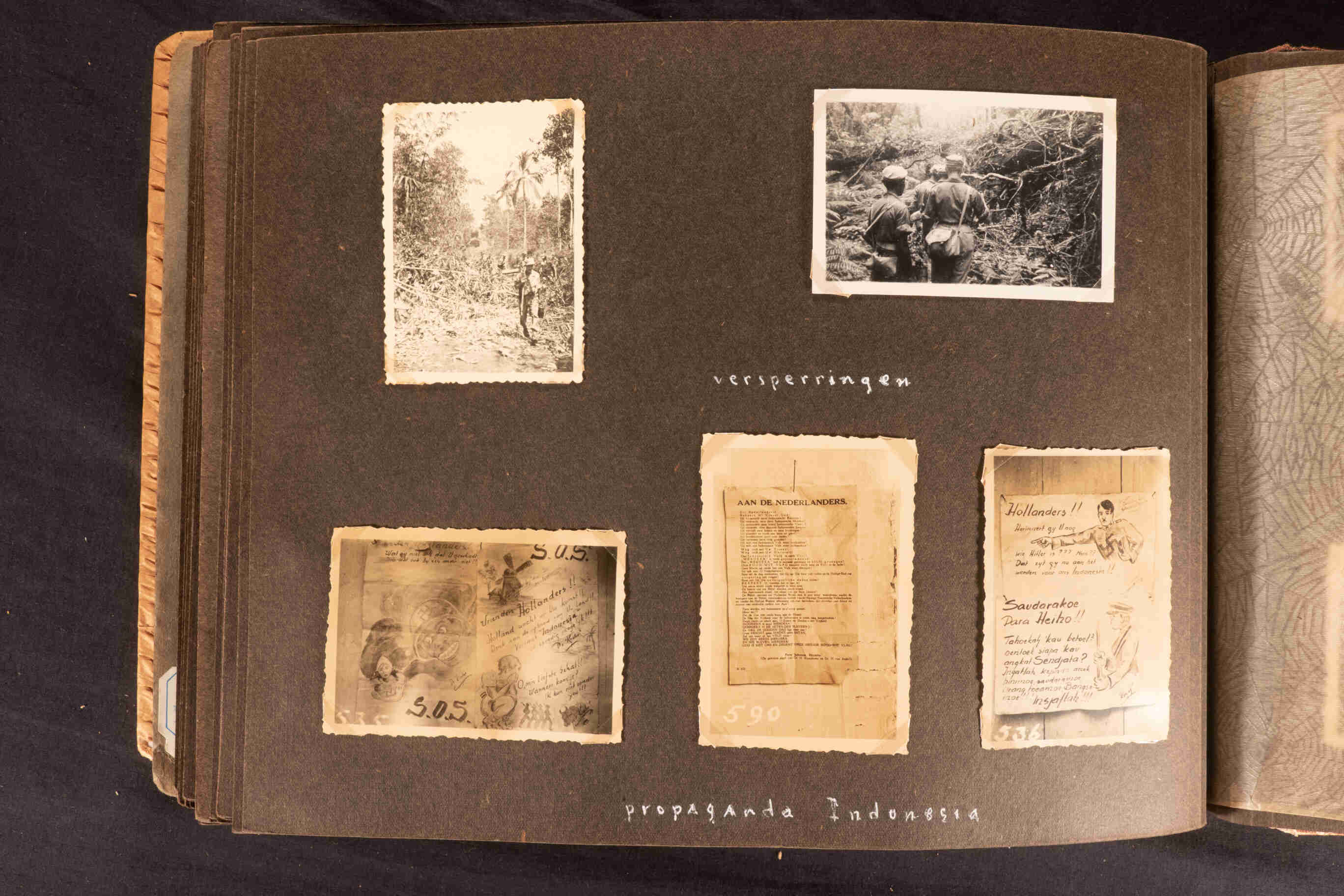 Versperringen en Propaganda Indonesia, Java, 1947