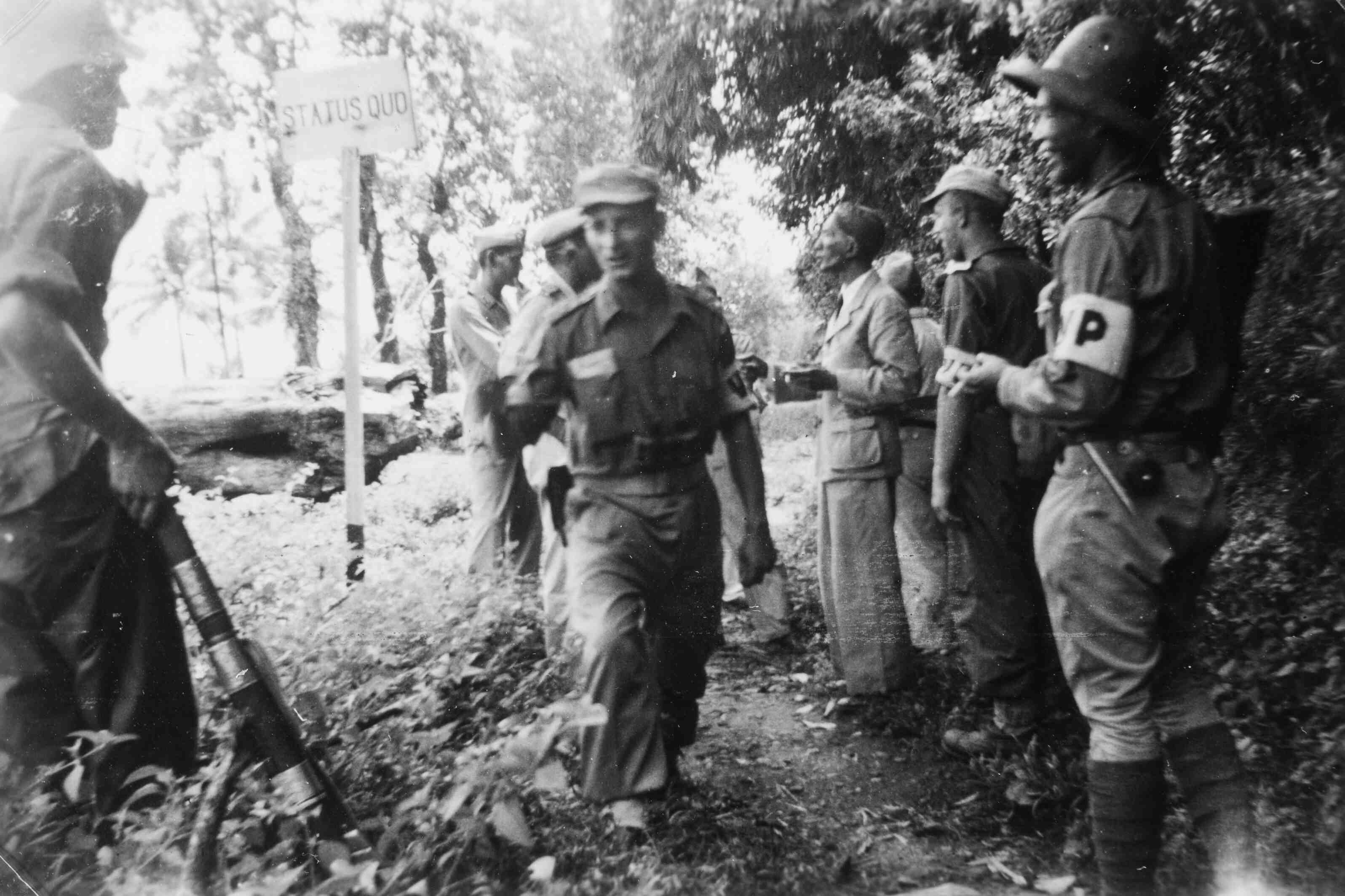 contact maken met republikeinen status quolijn, Java, 1947