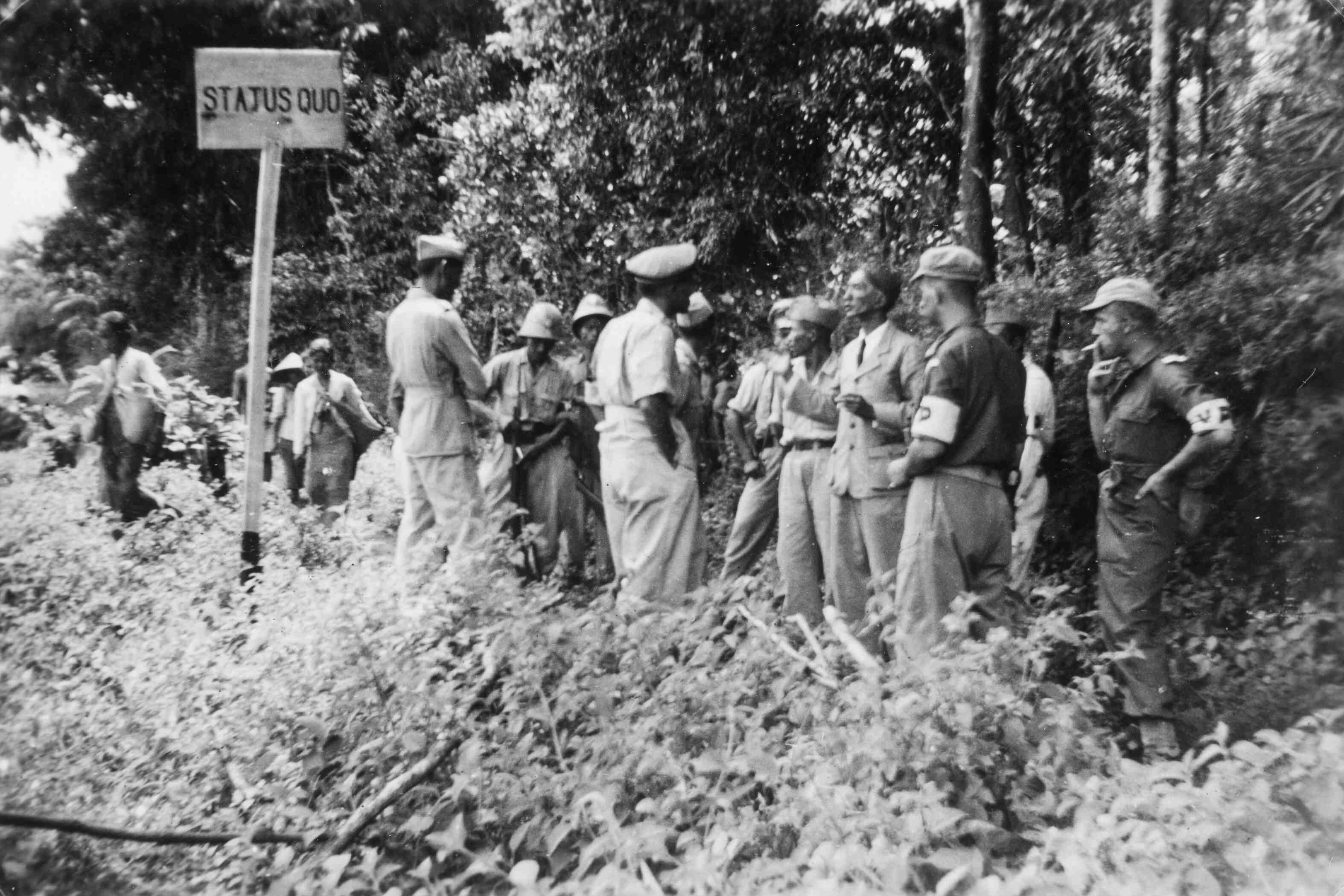 contact maken met republikeinen status quolijn, Java, 1947