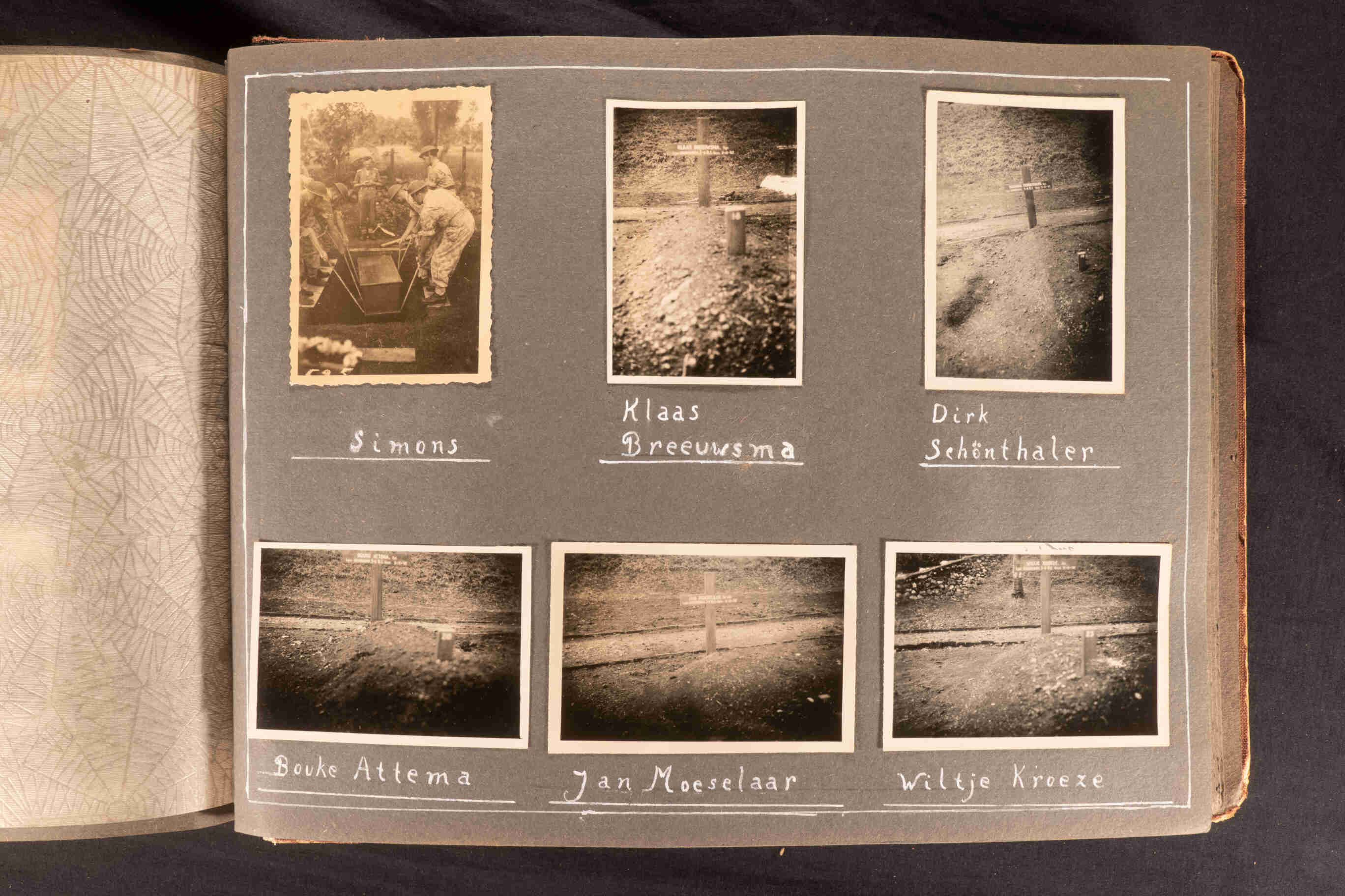 Militaire begraafplaats van de KNIL, Banjoemas, Java, rond 1947