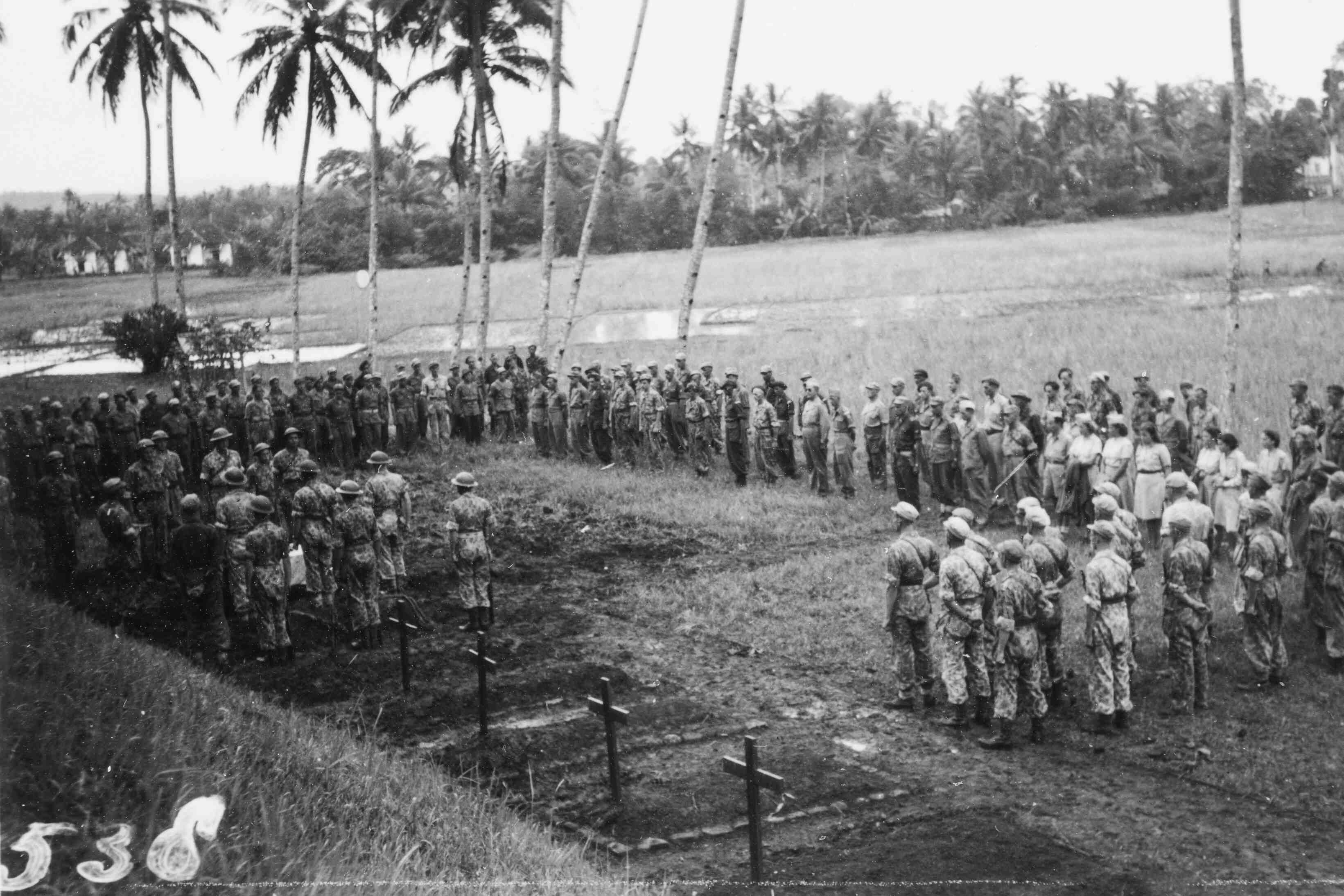 begrafenis Ferdinand Taconis Salverda, Java, 1947