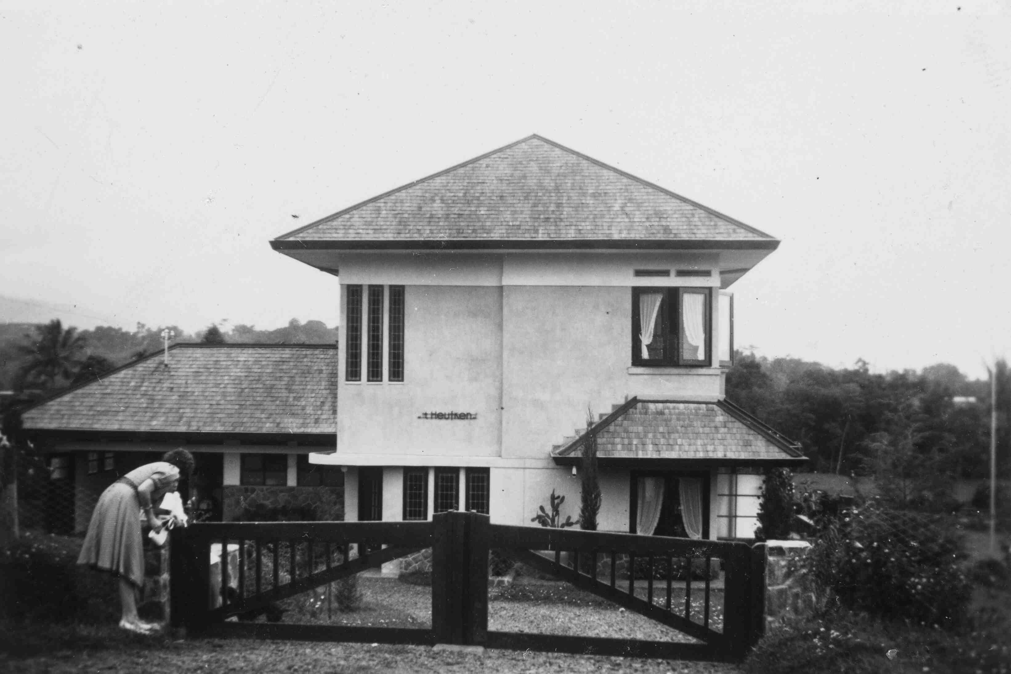 woonhuis, Java, rond 1947