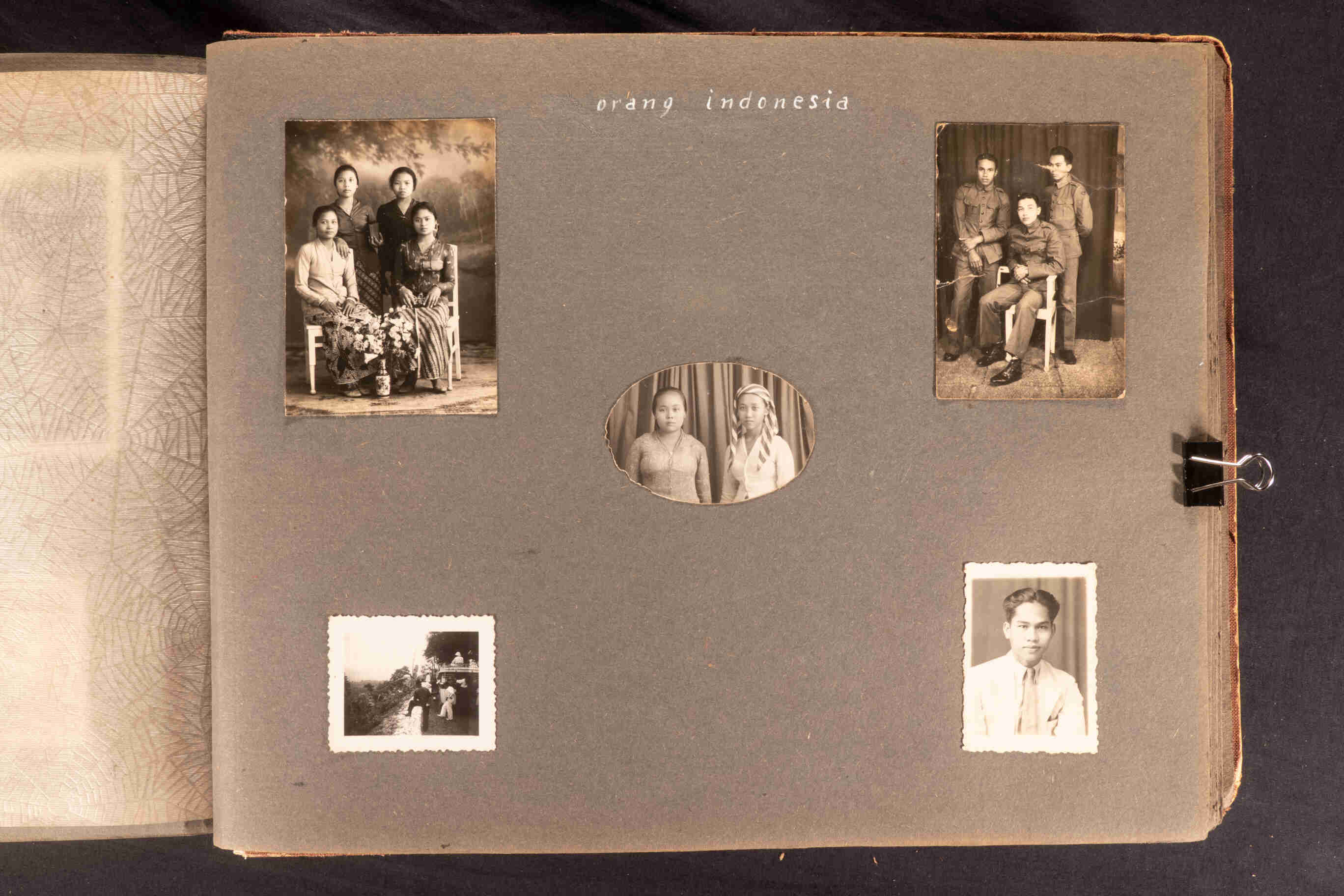 Oude foto's van mensen in Java