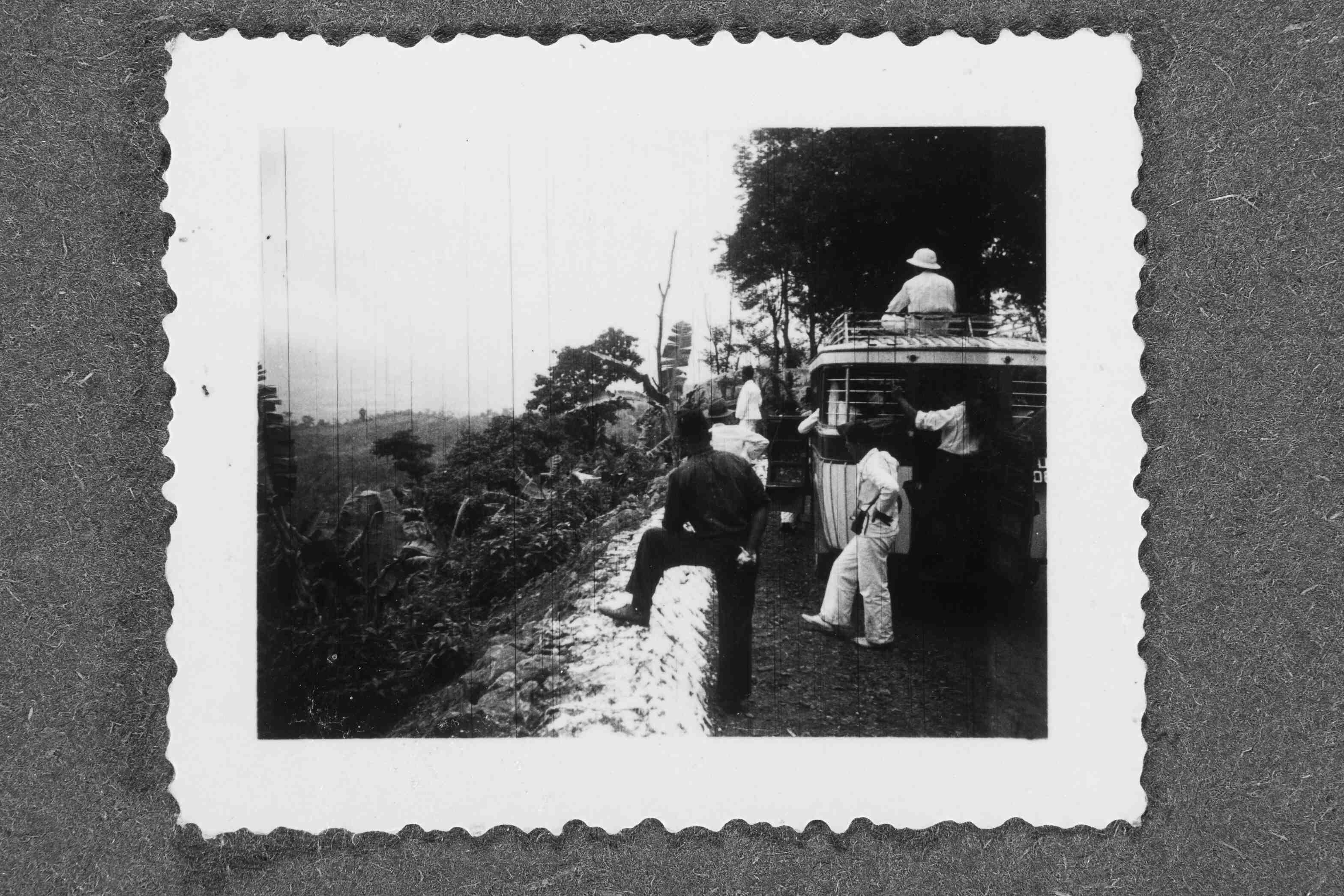 Oude foto's van mensen in Java