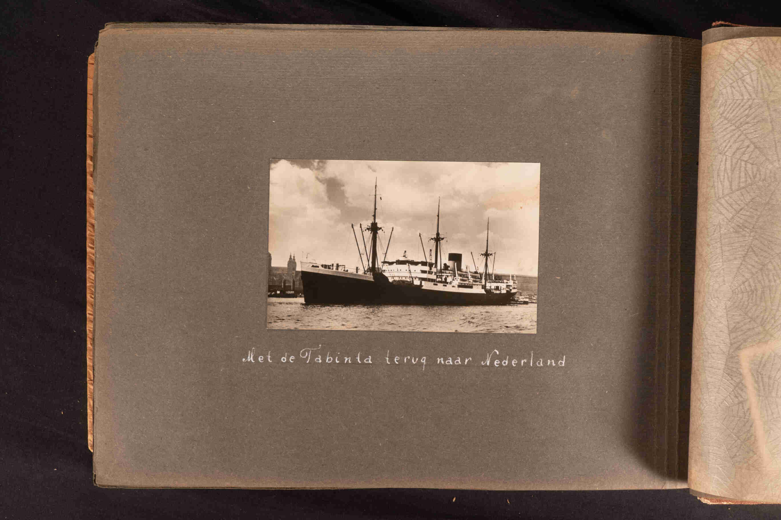 Met de Tabinta terug naar Nederland, rond 1948