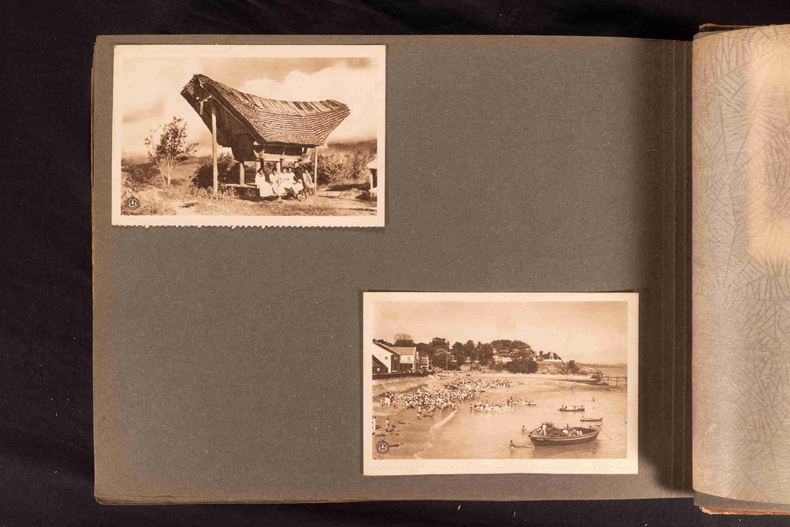 oude ansichtkaart van Indonesië