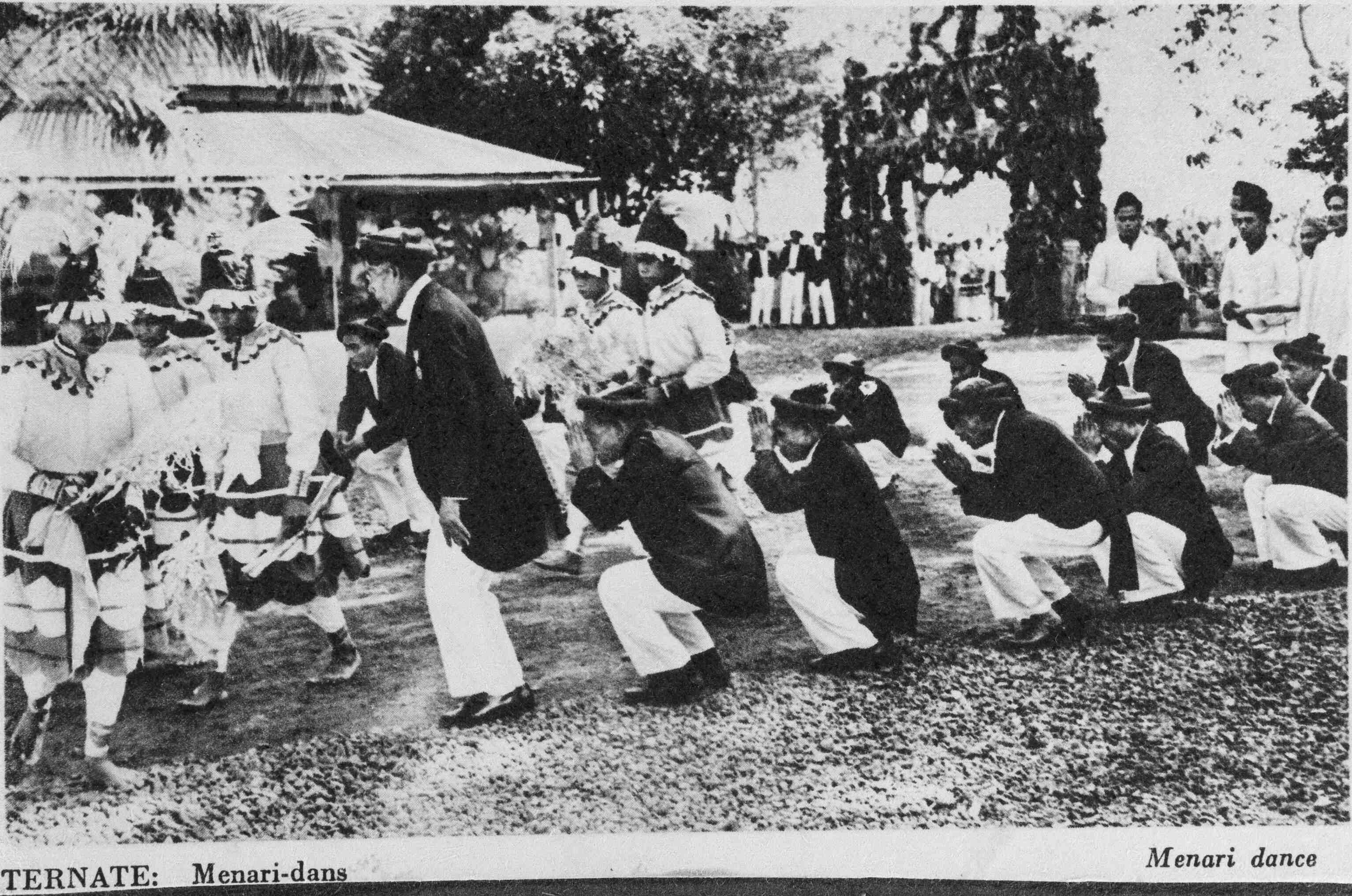 Oude foto van Menari-dans