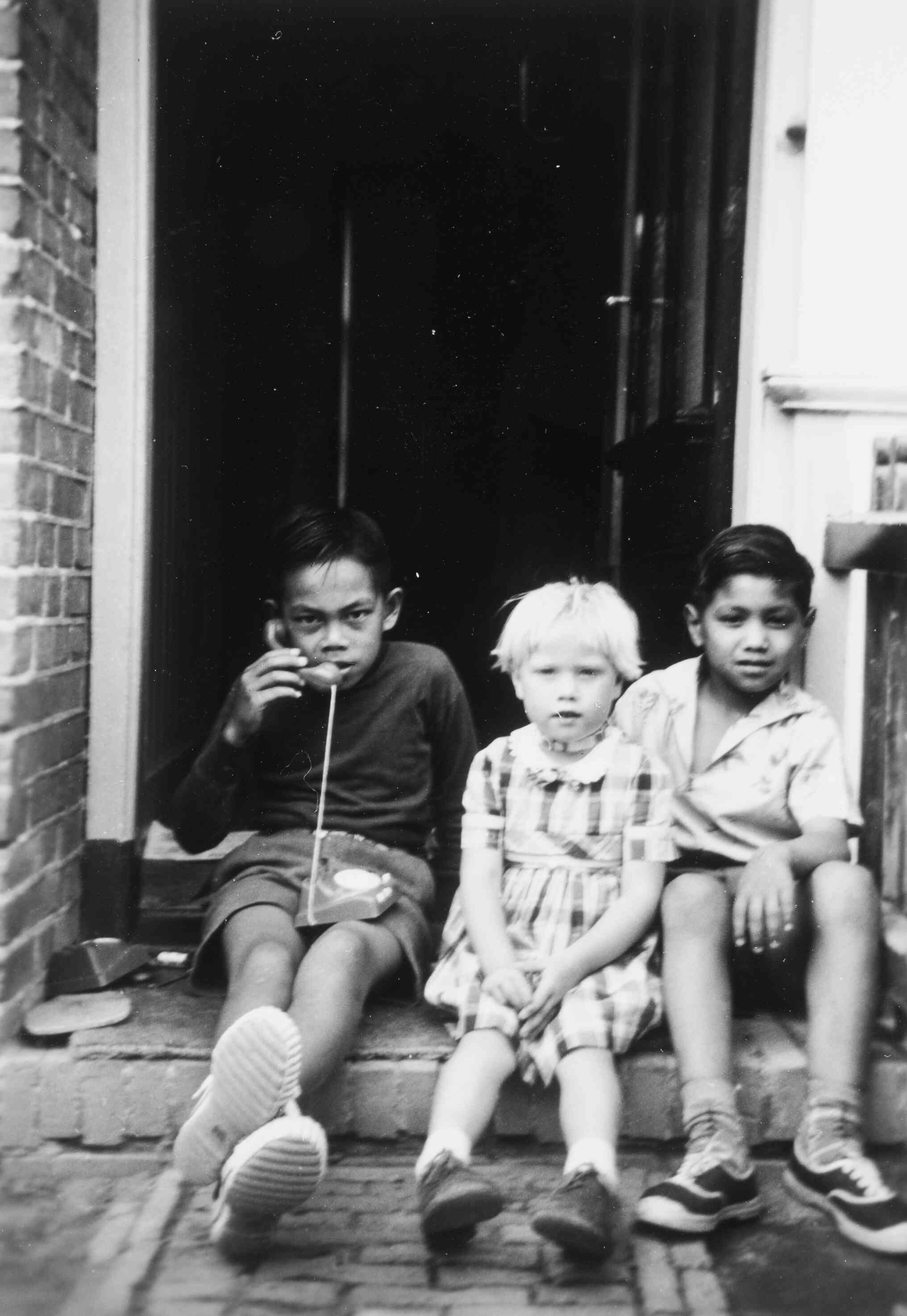 Molukse en Nederlandse kinderen, eind jaren 50.
