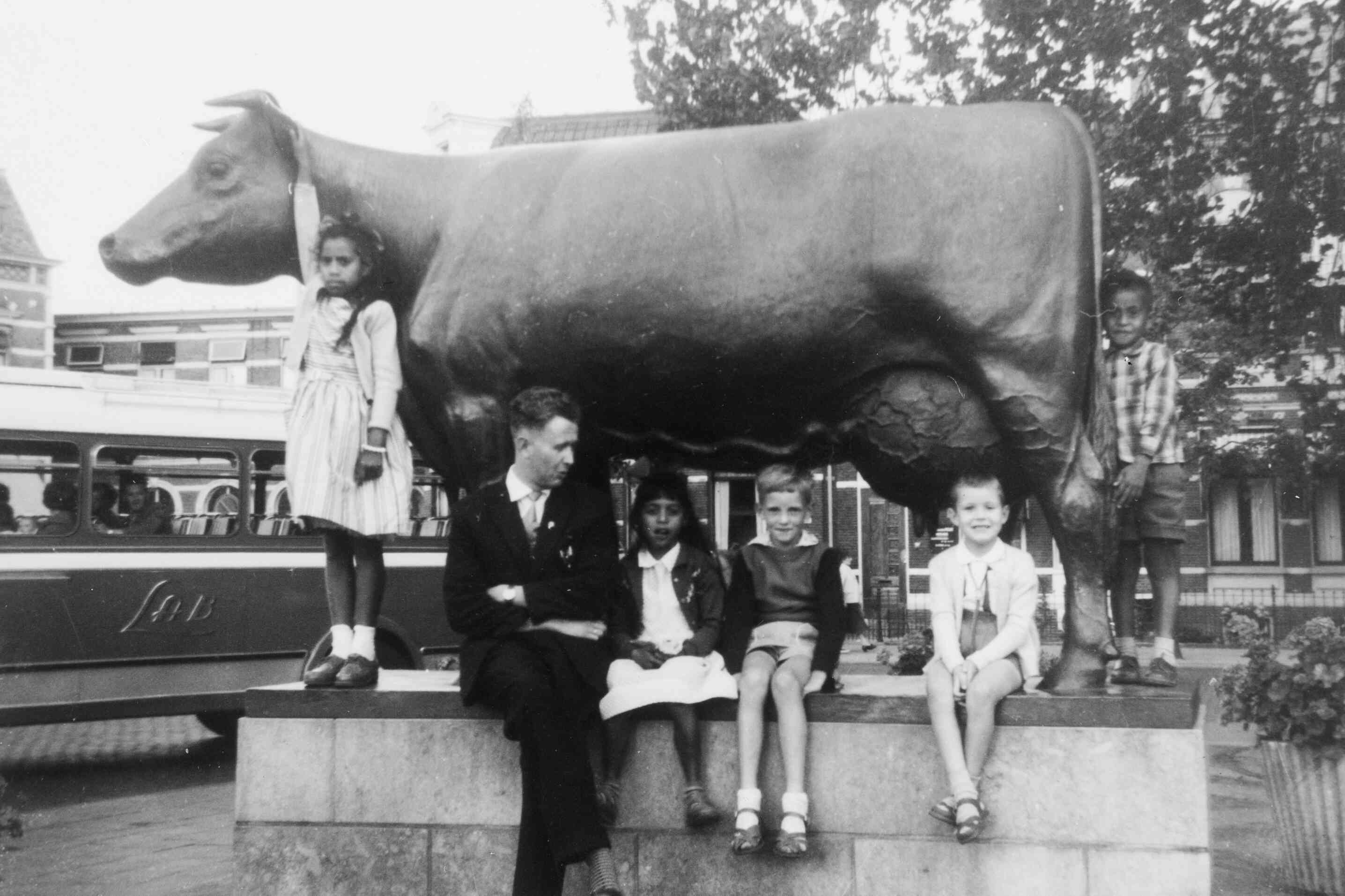 Ambonese kinderen in Leeuwarden, eind jaren 50