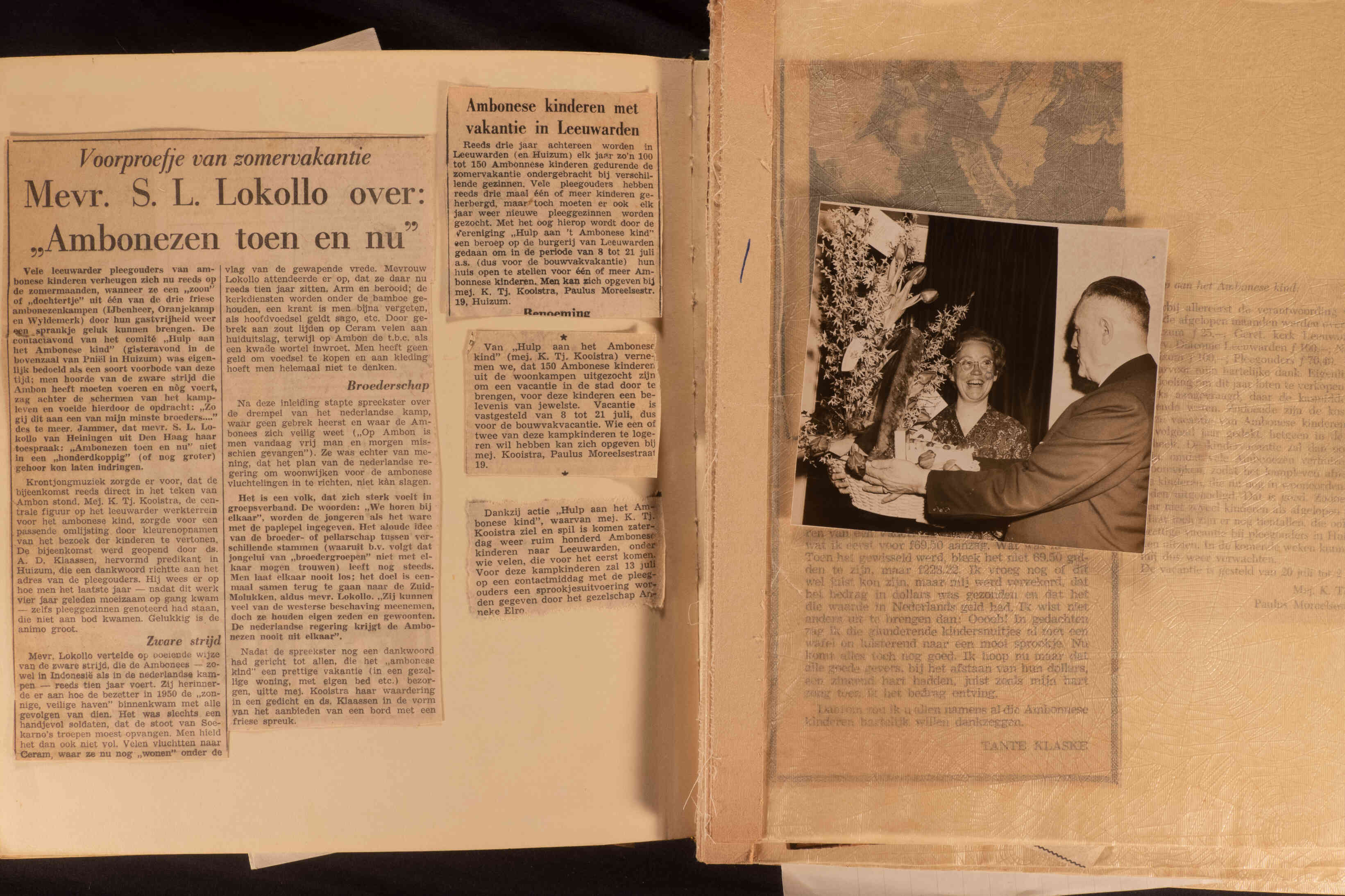 Mevr. S.L. Lokollo over: Ambonezen toen en nu