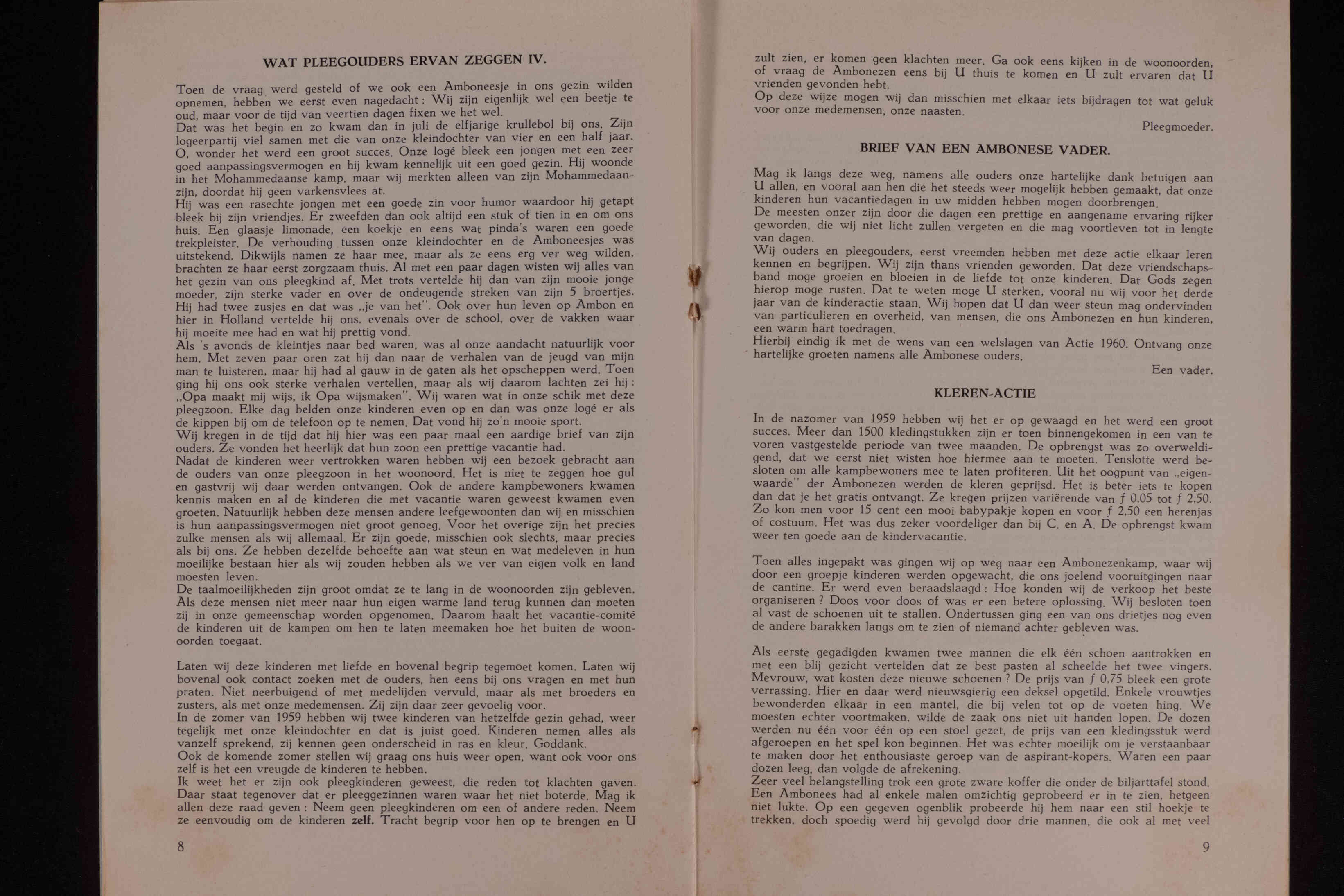 Het Comité, Hulp aan het Ambonese kind, Mej. K. Tj. Kooistra, P. Moreelsestraat 19, J. v. d. Meulen, Hondiusstraat 1