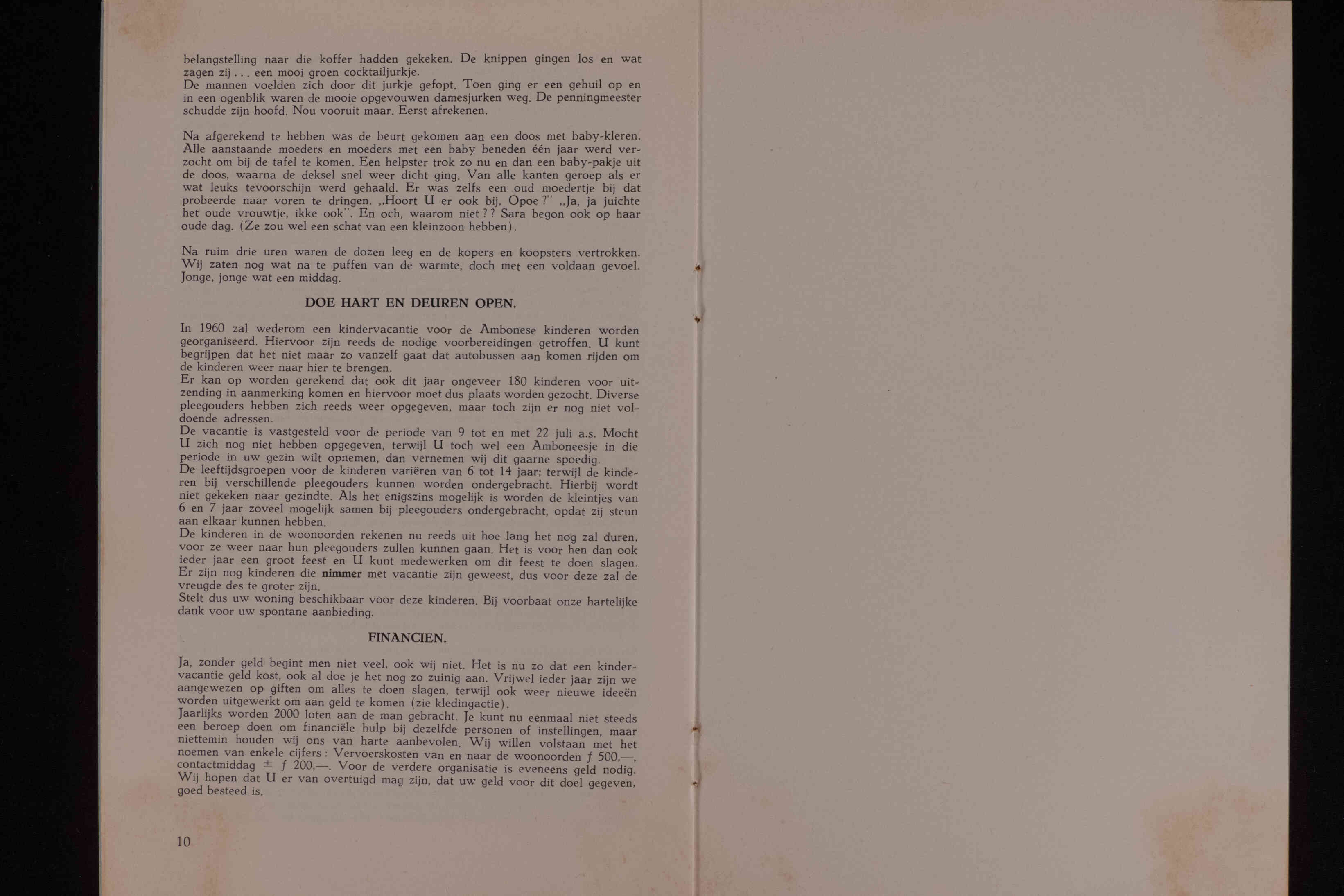Het Comité, Hulp aan het Ambonese kind, Mej. K. Tj. Kooistra, P. Moreelsestraat 19, J. v. d. Meulen, Hondiusstraat 1