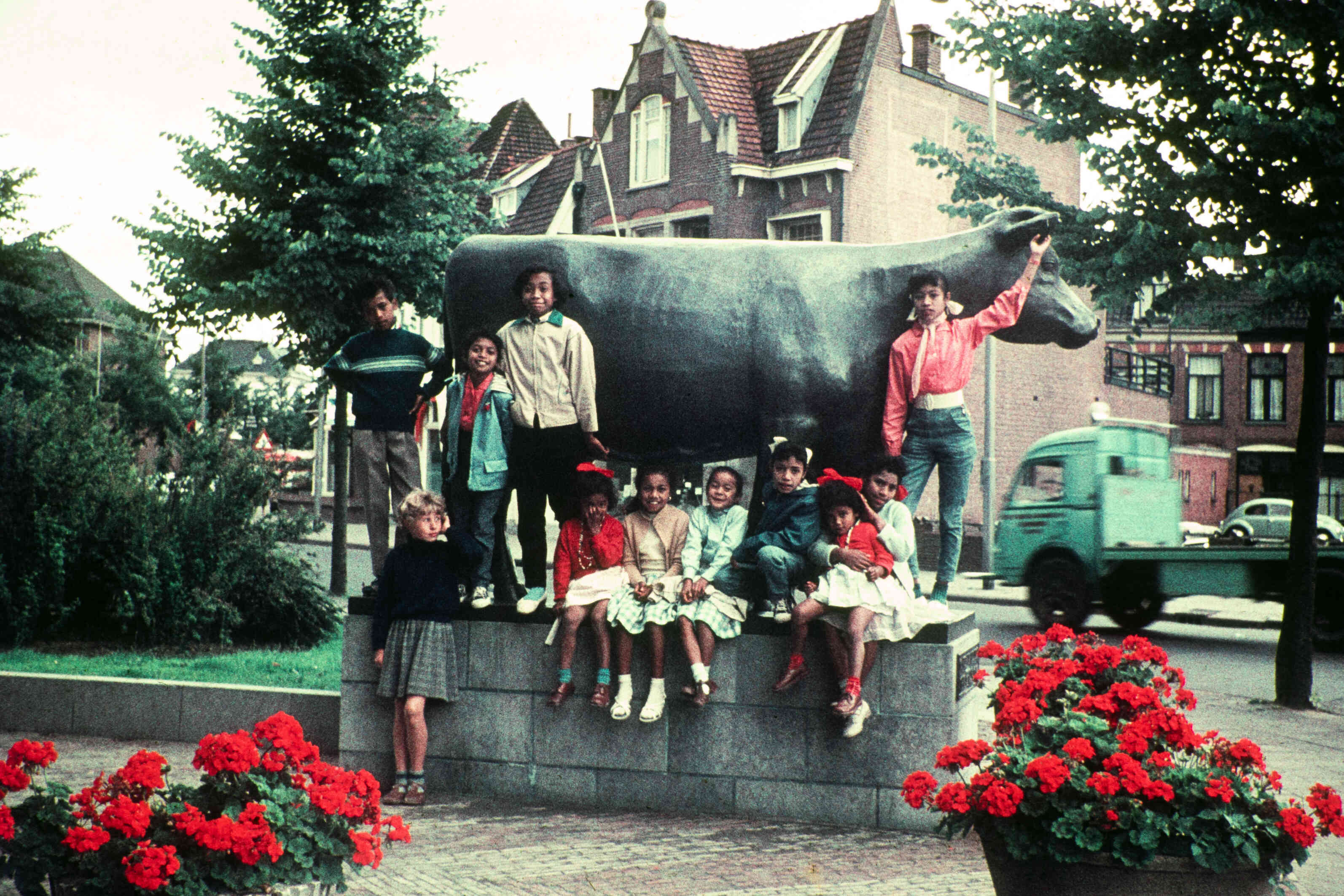 Ambonese kinderen in Leeuwarden, rond 1960