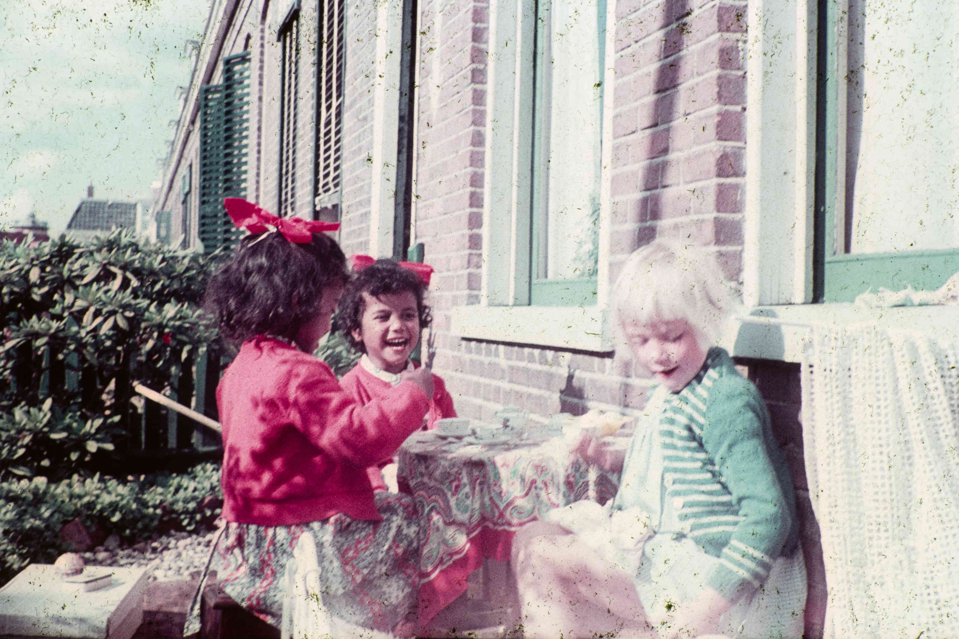 Oud hollands thee drinken, jaren 1950, jaren 1960.