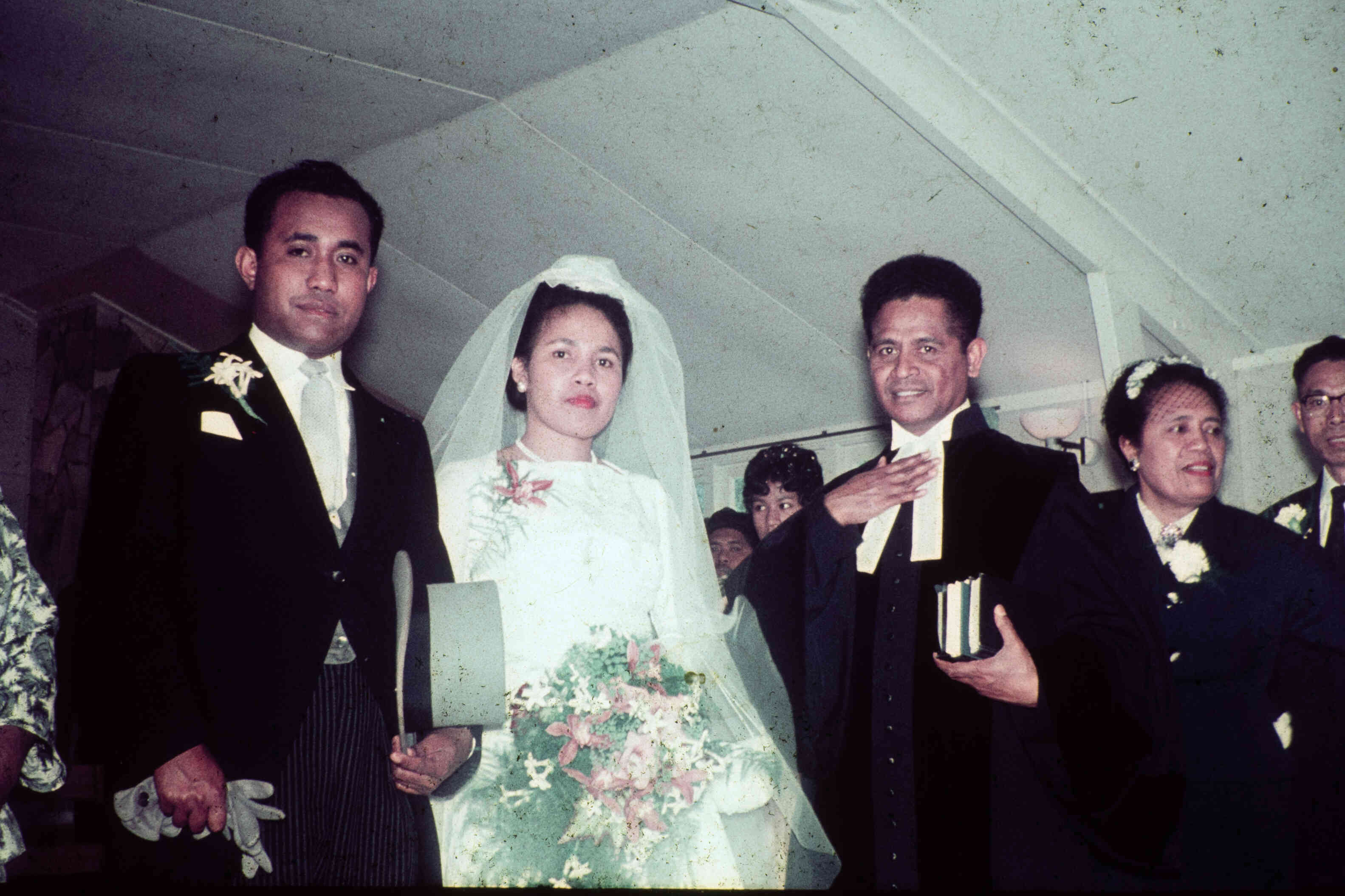 Bruiloft van Ambonezen in woonoord